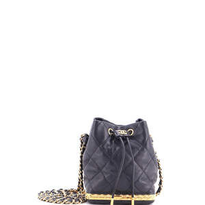 Chanel Lock Frame Bucket Bag With Chain #269221C33B